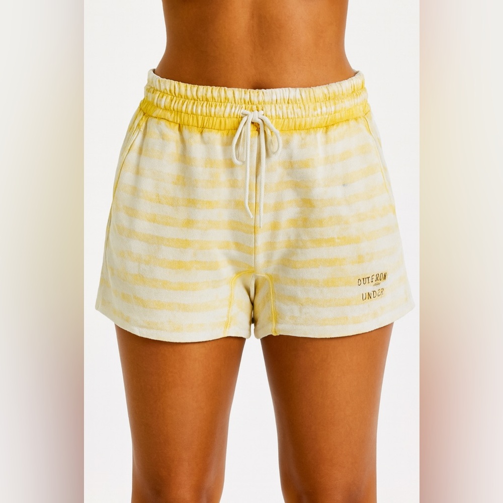 Urban‎ Outfitters Out From Under Oversized Striped Sweat Shorts size M